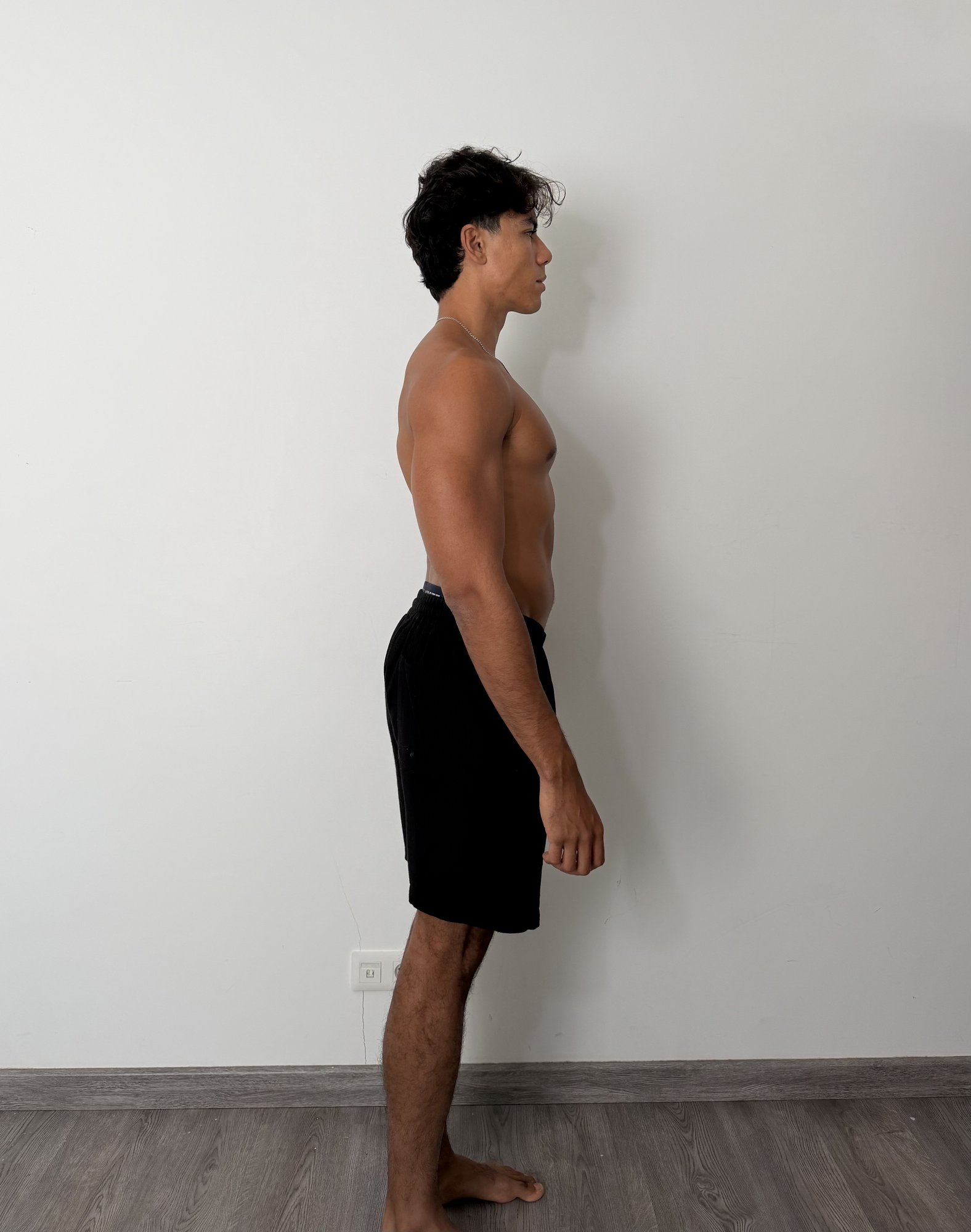 Full length, profile